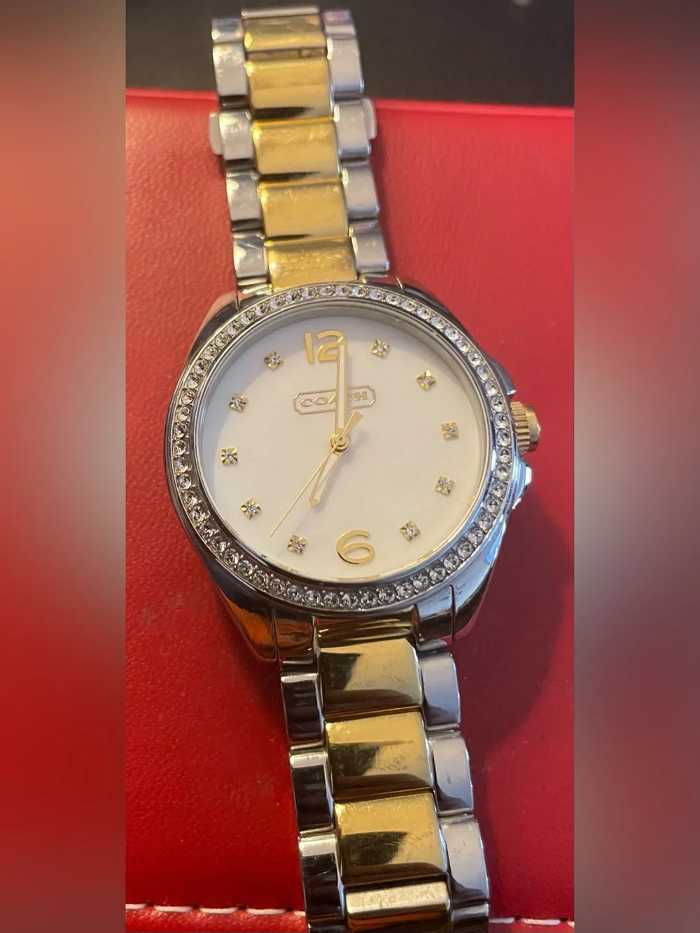 Coach Two-Tone Gold and Silver Women's Watch